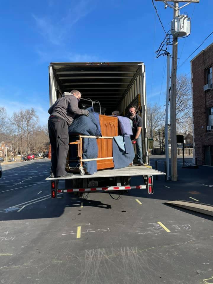 Unloading the truck- console 1