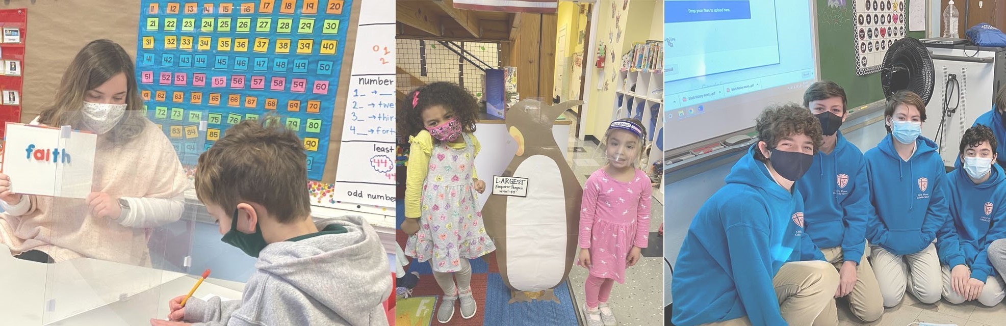 Students in 2020 at Little Flower